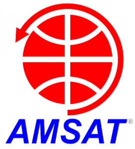 AMSAT Logo White Background 300 px