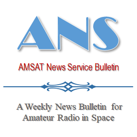 ANS-128 AMSAT News Service Weekly Bulletins for May 8