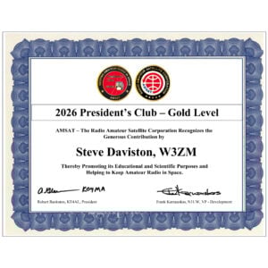 Presidents Club 2026 Gold Certificate